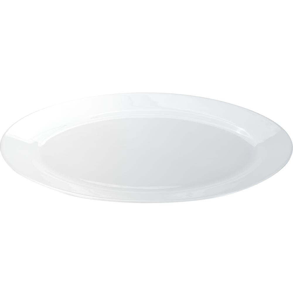 BISTRO Platte, (mit Fahne) - oval - (35,5 x 24,3 x 2,6 cm)