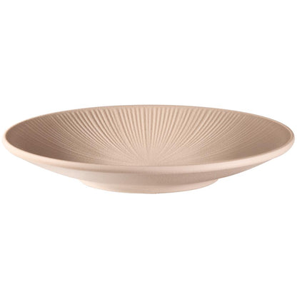 NERO Teller - Ø 21 x 3 cm - Melamin - Beige