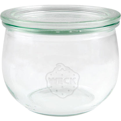 WECK Tulpenglas # 744 - 580 ml (6er Set mit Deckel / RR 100 mm)