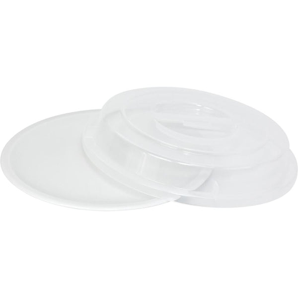 EURO Domdeckel Ø 24 x 4 cm - Transparent (PP)