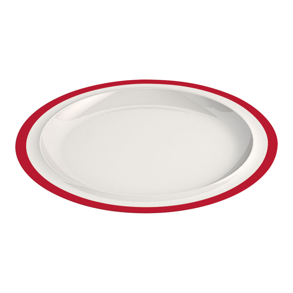 MODELL 503 Fahnenteller, Menü- Ø 22,2 cm - Rot (Melamin)