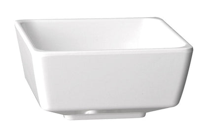 FLOAT Melamin-Schüssel 12,5 x 12,5 x 6 cm - (0,5 l) - Weiß