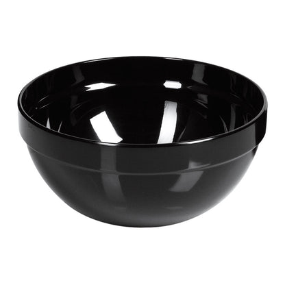 CASUAL MAXI Melaminschüssel Ø 23 x 10,5 cm (Inhalt 2,6 l) - Schwarz
