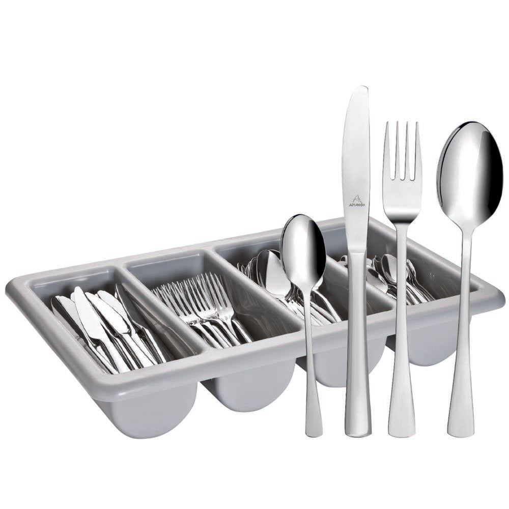 BISTRO Besteckset - 145-teilig (mit Kunststoff-Besteckkkasten)