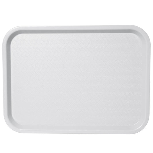 Snack-Tablett 34,5 x 26,5 cm - Weiß (PP)