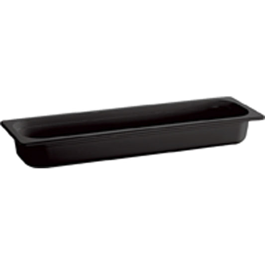 SMART LINE Melaminbehälter GN 2/4 - 065 mm - Schwarz (3,0 l)