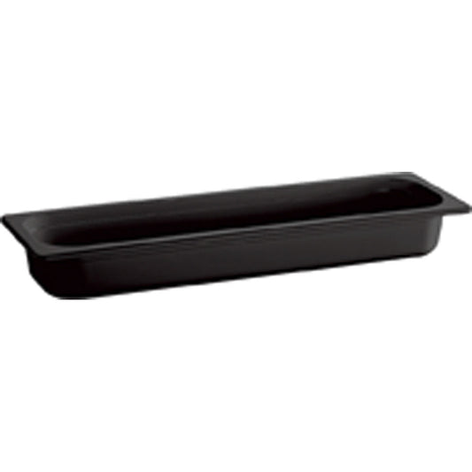 SMART LINE Melaminbehälter GN 2/4 - 065 mm - Schwarz (3,0 l)