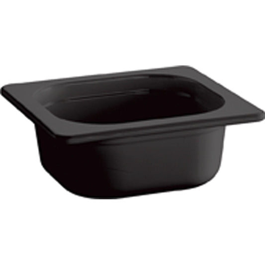 SMART LINE Melaminbehälter GN 1/6 - 100 mm - Schwarz (1,0 l)