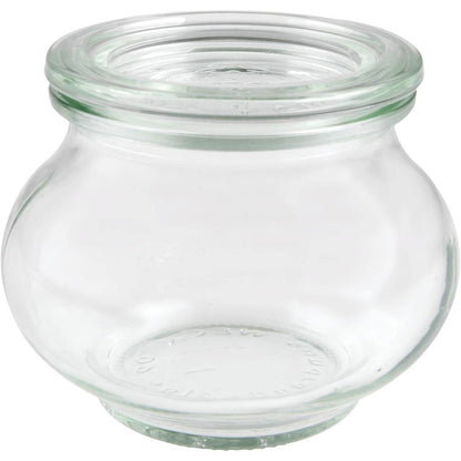 WECK Glas # 902 - Inhalt 220 ml (Rundrand 60 mm - Ø 8,7 x 6,6 cm)