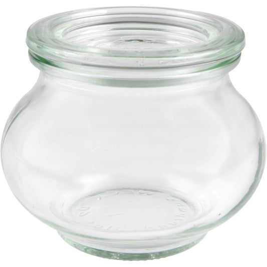 WECK Glas # 902 - Inhalt 220 ml (Rundrand 60 mm - Ø 8,7 x 6,6 cm)