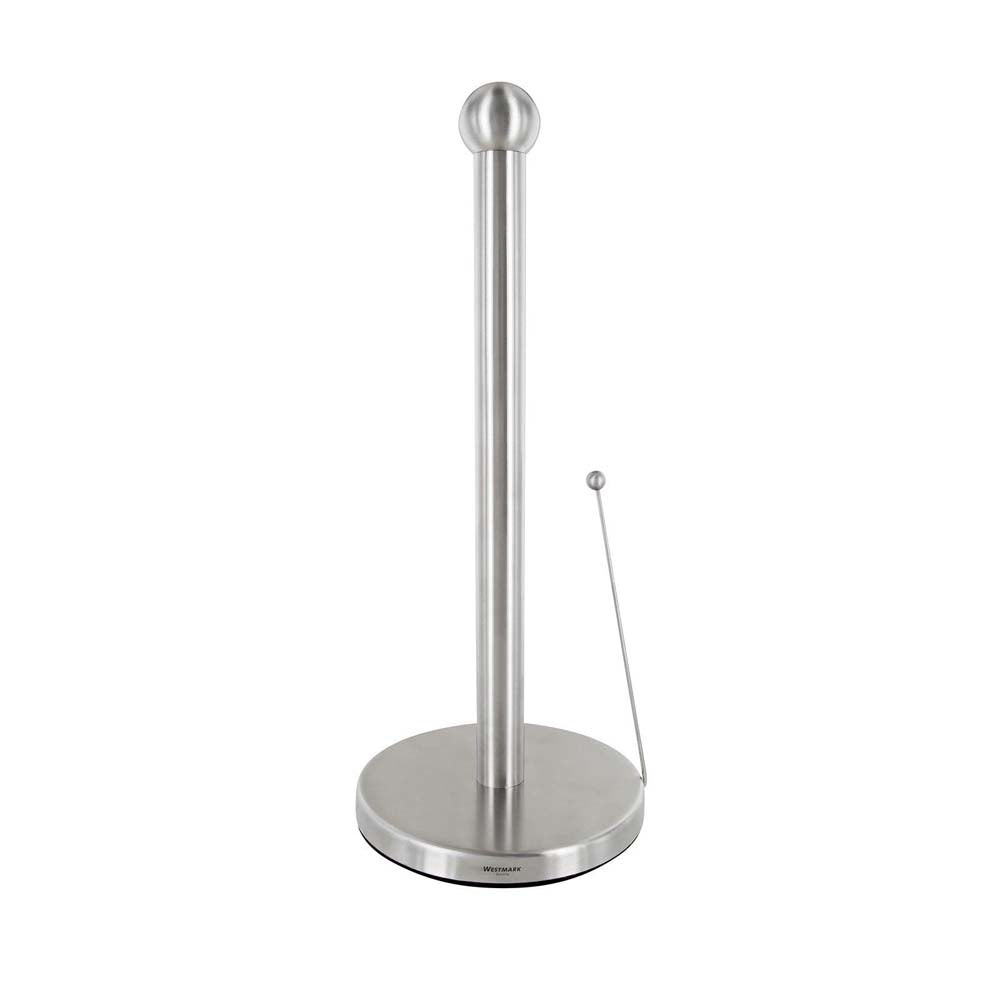 Küchenrollenhalter Ø 15 cm - gebürsteter Edelstahl