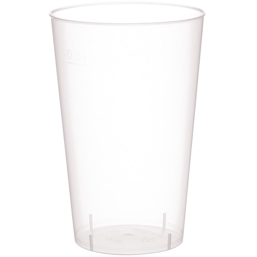 BASIC  Mehrweg Trinkbecher - geeicht /-/ 0,3 l - PP