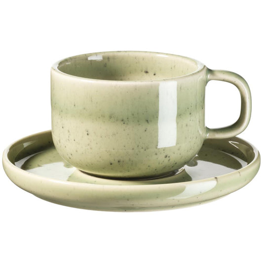 CANDY Kaffeetasse inkl. Untertasse - Grün