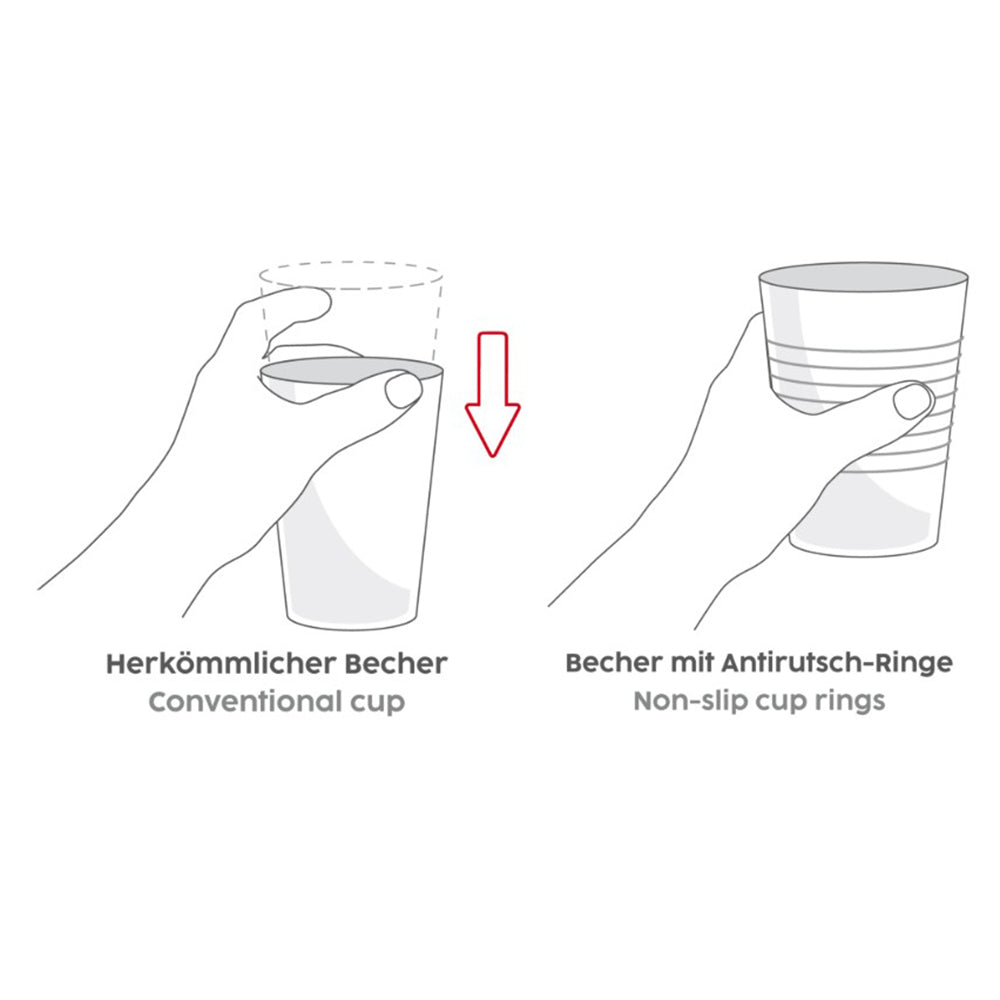 Trinkbecher M830 - 25 cl - Weiß - Gelb