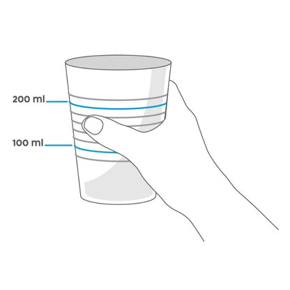 Trinkbecher M830 - 25 cl - Transparent - Gelb