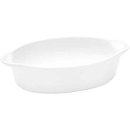 Auflaufform (oval) - 35 x 23 x 6,7 cm - Porzellan