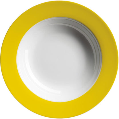 COLORIDO Teller, tief - 28,5 cl - (Ø 21,5 x 3,5 cm) - Gelb