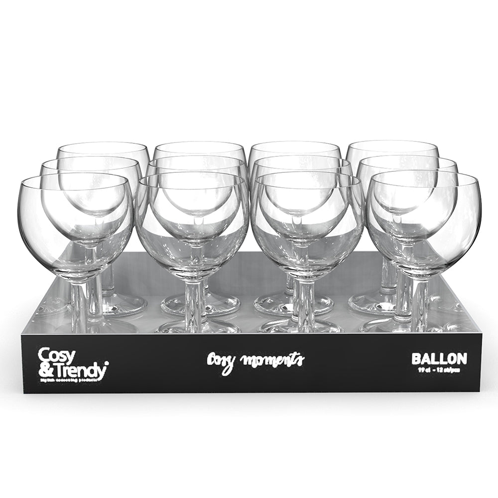 COSYY MOMENTS Ballon Weingläser - 25 cl / - (12 Stück)