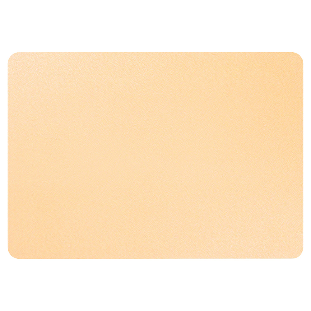 Tischset 43 x 30 cm - Kunstleder - Amber Gold