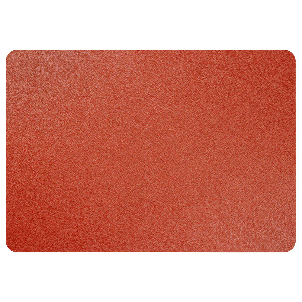Tischset 43 x 30 cm - Kunstleder - Cognac