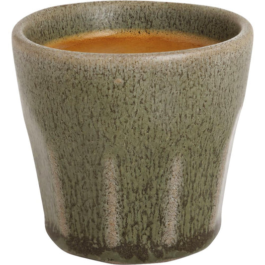 BISTRO Espressotasse - 9 cl - (Ø 7 x 6 cm) - Grün