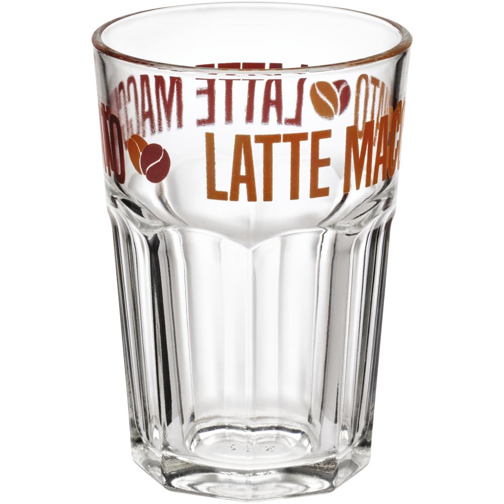 SUNNY Latte Macchiato Glas Coffee Bean  36 cl