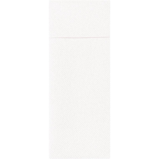 AIRLAID Bestecktasche 40 x 33 cm - 1/8-Falz (3 x 160 Stück) - Weiß