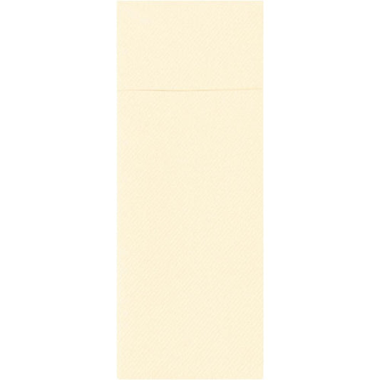 AIRLAID Bestecktasche 40 x 33 cm - 1/8-Falz (3 x 160 Stück) - Crème