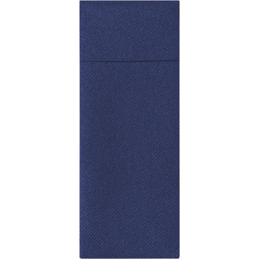AIRLAID Bestecktasche 40 x 33 cm - 1/8-Falz (3 x 160 Stück) - Dunkelblau