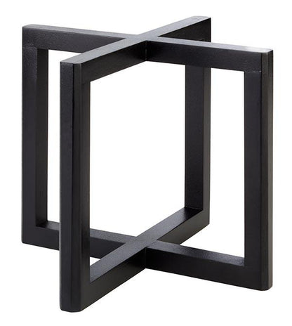 WOOD Buffetständer 20 x 20 x 17,5 cm - Schwarz