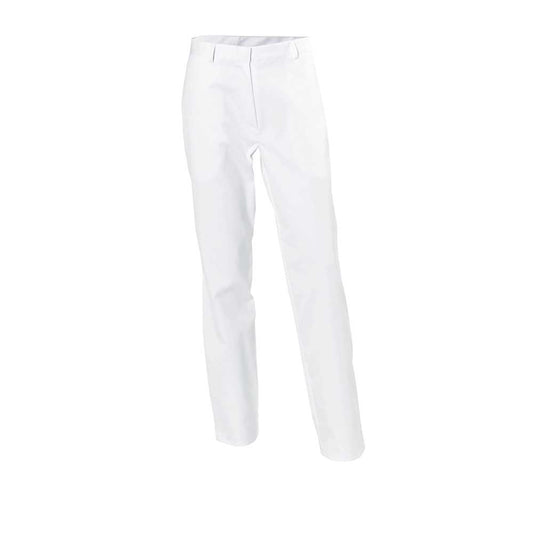 EUROCLEAN Damen-Bundhose - Mischgewebe weiß - 56