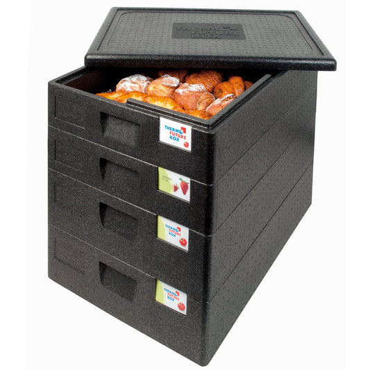 "60 x 40" Thermo-Wendebox - Nutzhöhe 12 cm - Schwarz