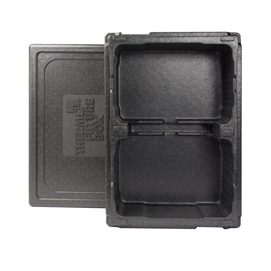 ICE-BOX Thermo-Box für 2 x GN 1/2-150 mm - Schwarz
