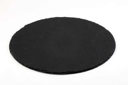 Servierplatte - Ø 33 cm - Naturschiefer