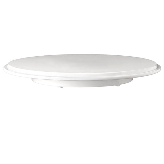 Tortenplatte Ø 31 x 3,5 cm , Melamin - Weiß
