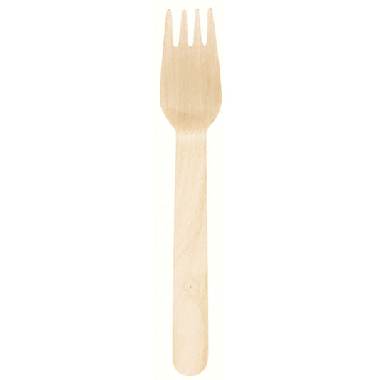 Holz-Gabel 16 cm (100 Stück)