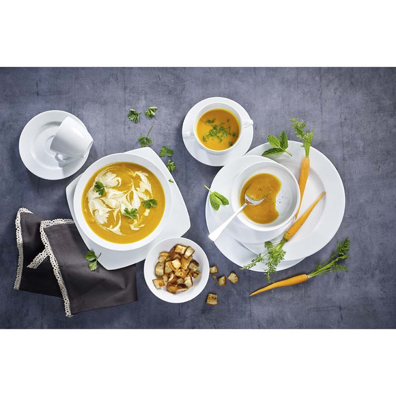 BISTRO Teller flach - (23,5 x 23,5 cm)