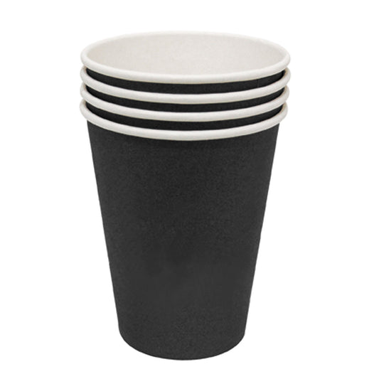 Kaffeebecher "To Go" - 340 ml - Schwarz (1000 Stück)