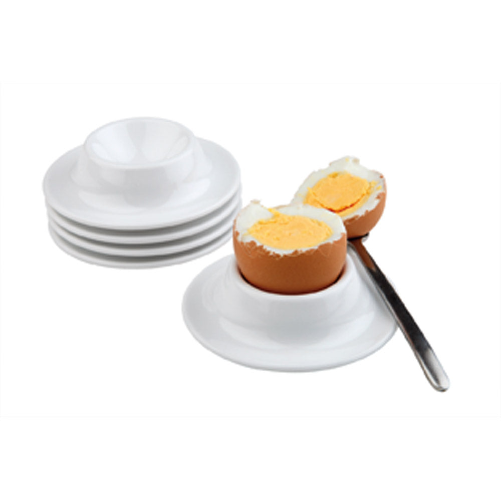 EGGY Eierbecher - (Ø 8,5 x 2 cm) - Melamin - Weiß