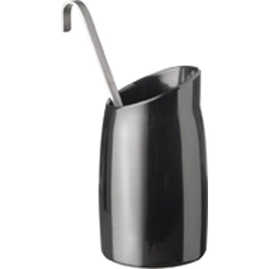 CASUAL Dressingtopf Melamin - Inhalt 1,0 Liter (Ø 12 x 21,5 cm) - Schwarz