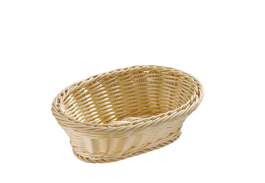 Tischkorb PP-Geflecht oval 23 x 17 x 8 cm - Natur