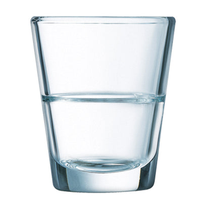 STACK UP Schnapsglas - 4,5 cl (Ø 5 x 6 cm) - geeicht /-/ 2 cl + 4 cl