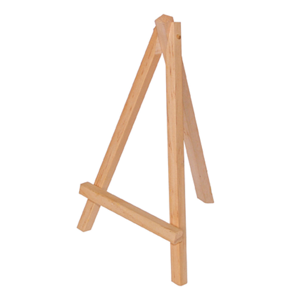 MINI Staffelei Holz - Größe 12,4 x 12,4 x 21 cm