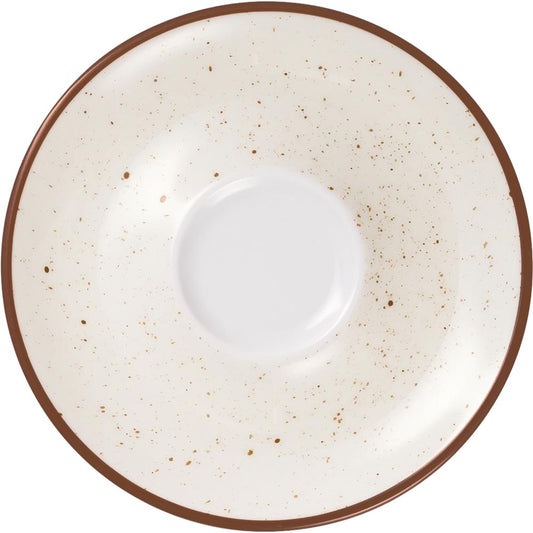 VINTAGE Cappuccino-Untere 14,5 cm - Eierschalen-Beige