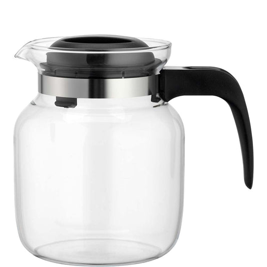 MATURA Glaskanne -  1,25l - Ø12,7 x 16,4 cm - Deckel schwarz