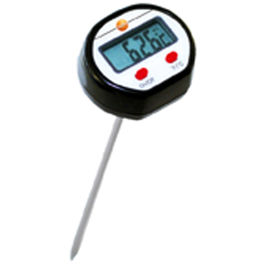 testo Mini-Oberflächen Einstechthermometer inkl. Schutzrohr, -50°C bis +150°C (Knopfzelle LR44)