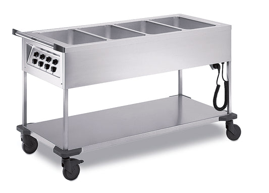 Speisenausgabewagen "SAW 4" - Griff stirnseitig (230 V)