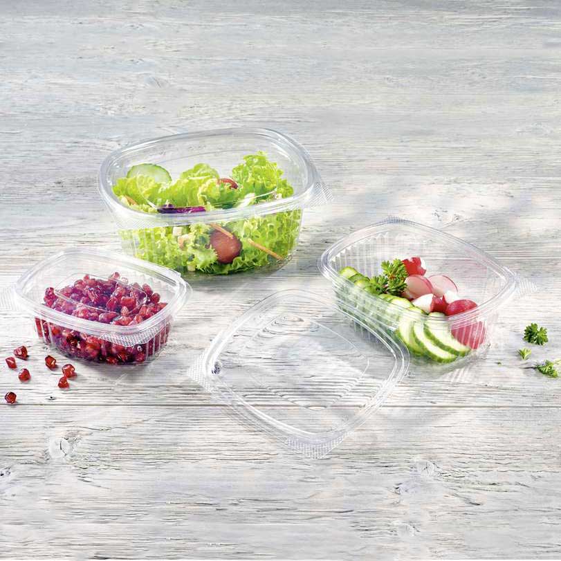 rPET-Klappboxen rechteckig - 1000 ml (300 Stück)