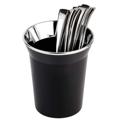 TOP CHROME Tischabfall-/Besteckbehälter - 1 l - Schwarz
