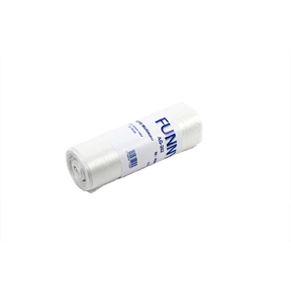HDPE Müllbeutel 63 x 74 cm - Transparent- 60 L - 5 my (50 Stück)